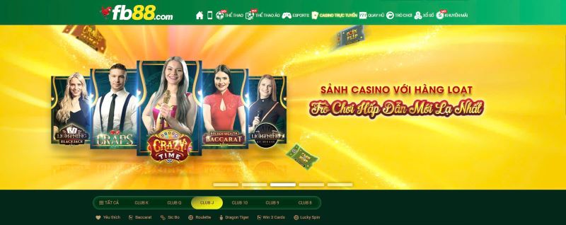 Casino fb88 cung cấp hàng loạt trò chơi hấp dẫn